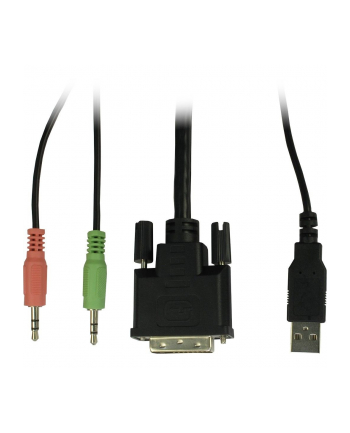 InterTech Inter-Tech Argus KVM-AS-41DA - KVM / Audio Switch - USB - 4 x KVM / Audio - Desktop (88887201)