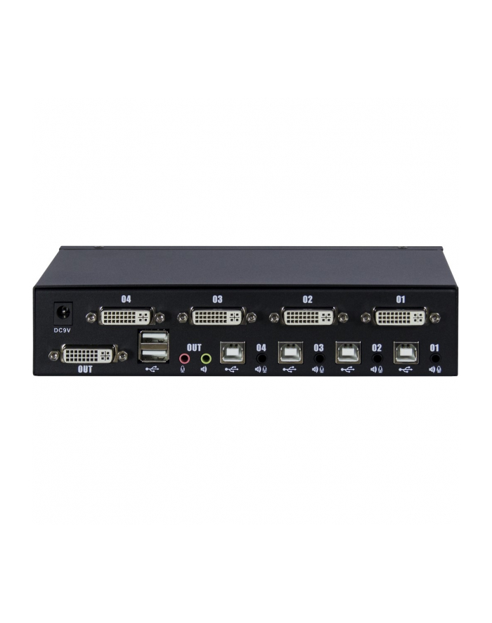 InterTech Inter-Tech Argus KVM-AS-41DA - KVM / Audio Switch - USB - 4 x KVM / Audio - Desktop (88887201) główny