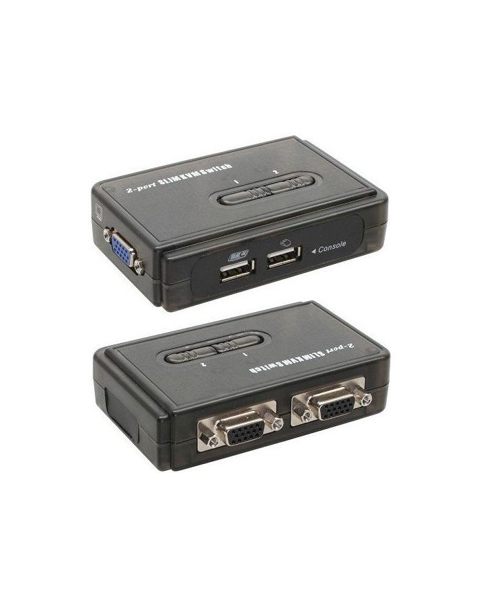InLine KVM Switch 2-> 1 USB VGA with Cable Set (60612H) główny