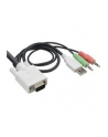 InLine Cable KVM Switch - KVM / Audio / USB Switch - USB - 2 x KVM / Audio / USB - 1 Local User - Desktop (60613I) - nr 2