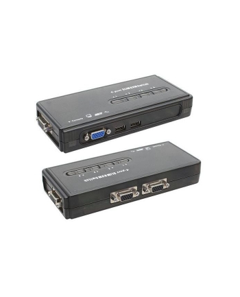 InLine KVM Switch 4- > 1 USB- VGA with Cable set (60614H)