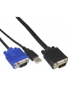 InLine® KVM Cable Set, USB, for 48,30cm (19 '') KVM Switch Length 1,8m (60667D) - nr 3