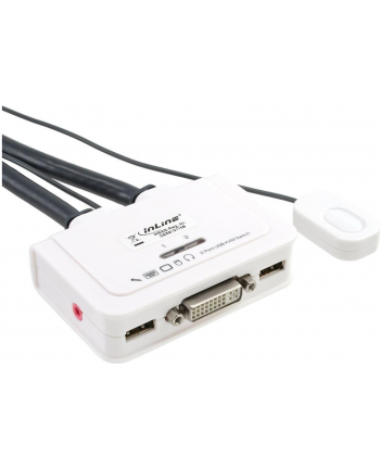 InLine - KVM- /Audio- /USB- Switch - USB - 2 x KVM/Audio/USB - 1 local user - Desktop (61613I) nr 2