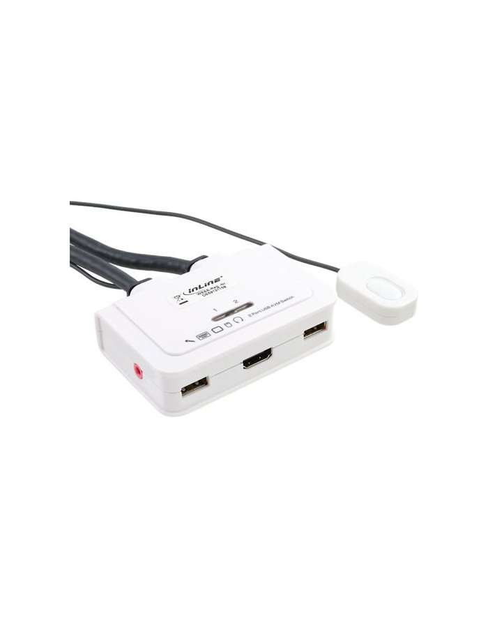 InLine® KVM Switch, 2-fold, HDMI, USB, with audio (62612I) główny