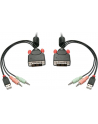 Lindy Compact 2 Port KVM Switch - KVM- /Audio- /USB- Switch - USB - 2 x KVM/Audio/USB - 1 local user - Desktop (42341) - nr 8
