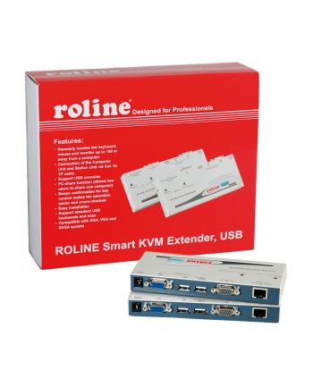 ROLINE Smart KVM renewal über RJ- 45, VGA, USB (14.01.3249)