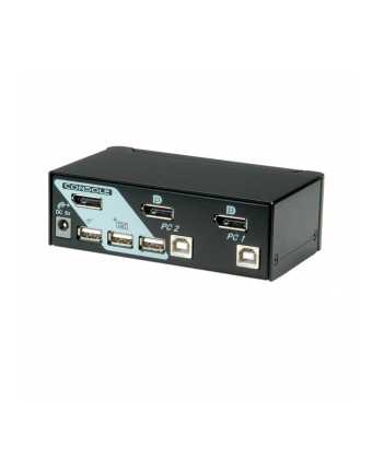 ROLINE Display Port USB 2.0 KVM Switch, 1 User - 2 PC (14.01.3327)