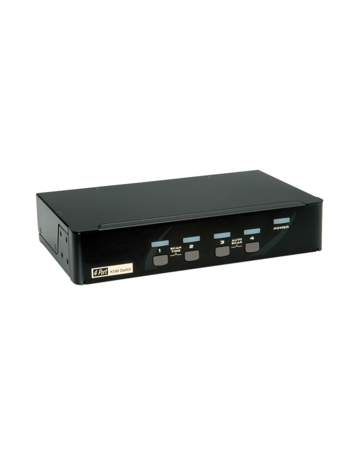 Secomp ROLINE KVM Switch,DP,USB,4 Ports,black (14.01.3329) główny