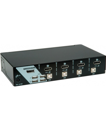 Secomp ROLINE KVM Switch,DP,USB,4 Ports,black (14.01.3329)