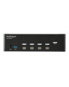 StarTech.com 4 Port HDMI KVM Switch - 4K 30Hz - Dual Display - KVM / Audio / USB Switch - 4 x KVM / Audio / USB - Rack mountable - nr 6