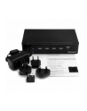 StarTech.com 4 Port DisplayPort KVM Switch With Built-in USB3.0 Hub - 4K - KVM / USB Switch - USB - 4 x KVM / Audio / USB + 3 x SuperSpeed ??USB - 1 Local User - Rack Mountable - AC 120/230 V DC 9 - 12 V (SV431DPU3A2) - nr 20