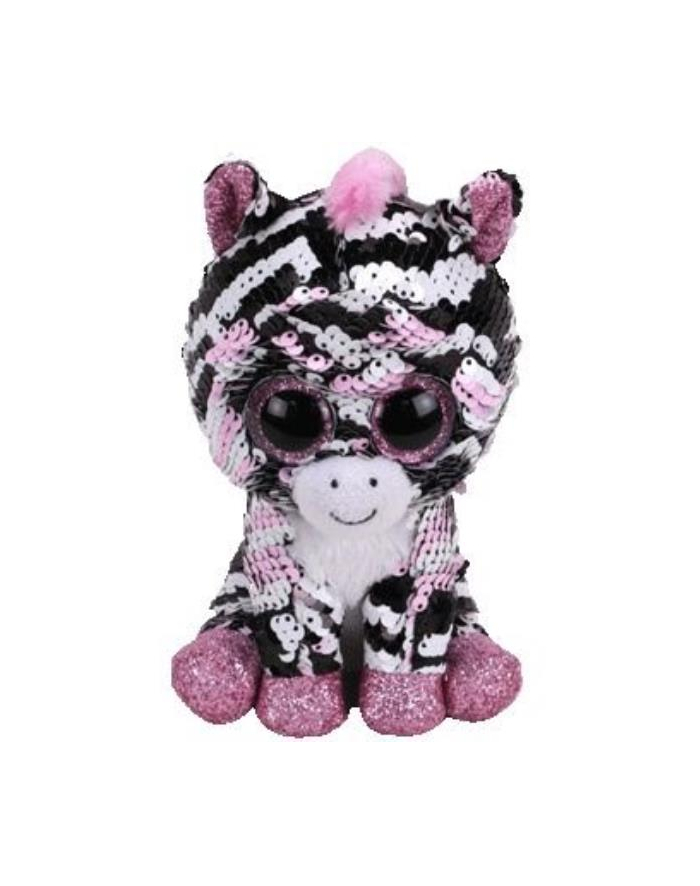 ty inc. BOOS Flipables ZOEY 15 cm - cekinowa różowa zebra 36672 TY główny