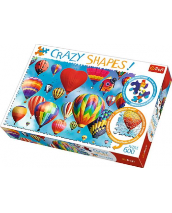 Puzzle 600el. Crazy Shapes Kolorowe balony 11112 TREFL