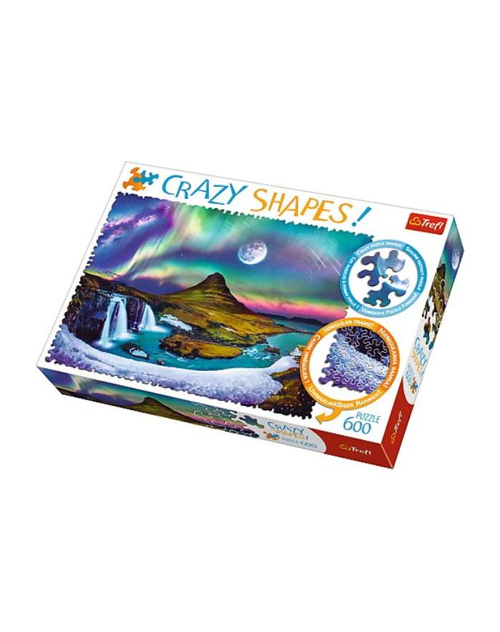 Puzzle 600el. Crazy Shapes Zorza nad Islandią 11114 TREFL główny