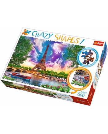 Puzzle 600el. Crazy Shapes Niebo nad Paryżem 11115 TREFL