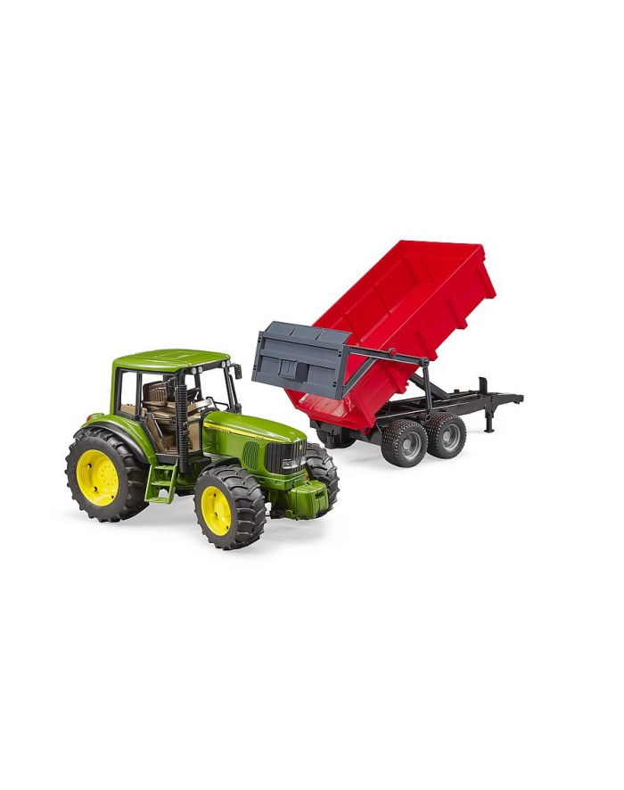 Traktor John Deere 6920 z czerwoną przyczepą wywrotką 02057 BRUDER główny