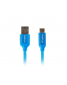 lanberg Kabel Premium USB CM - AM 2.0, 0.5m niebieski QC 3.0 - nr 1