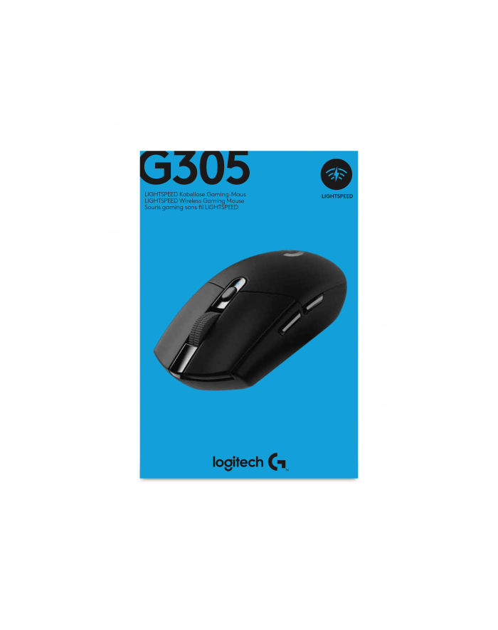 logitech Mysz bezprzewodowa G305 LightSpeed gaming główny