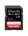 sandisk Karta pamięci Extreme Pro SDXC 64GB 170/90 MB/s V30 UHS-I U3 - nr 1