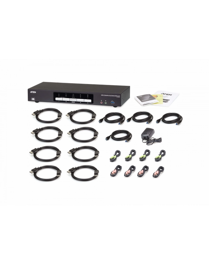 ATEN CS1944DP - KVM / Audio / USB Switch - 4 x KVM / Audio - 4 Local Users - Desktop (CS1944DP) główny