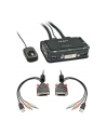 Lindy Compact 2 Port KVM Switch - KVM- /Audio- /USB- Switch - USB - 2 x KVM/Audio/USB - 1 local user - Desktop (42341) - nr 10