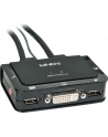 Lindy Compact 2 Port KVM Switch - KVM- /Audio- /USB- Switch - USB - 2 x KVM/Audio/USB - 1 local user - Desktop (42341) - nr 22