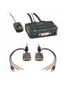 Lindy Compact 2 Port KVM Switch - KVM- /Audio- /USB- Switch - USB - 2 x KVM/Audio/USB - 1 local user - Desktop (42341) - nr 9