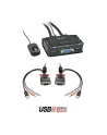 Lindy VGA KVM Switch Compact USB 2.0 Audio 2 Port - KVM / Audio / USB Switch - USB - 2 x KVM / Audio / USB - 1 Local User - Desktop (42342) - nr 10