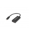 lanberg Adapter USB CM - Displayport F 15cm czarny - nr 11