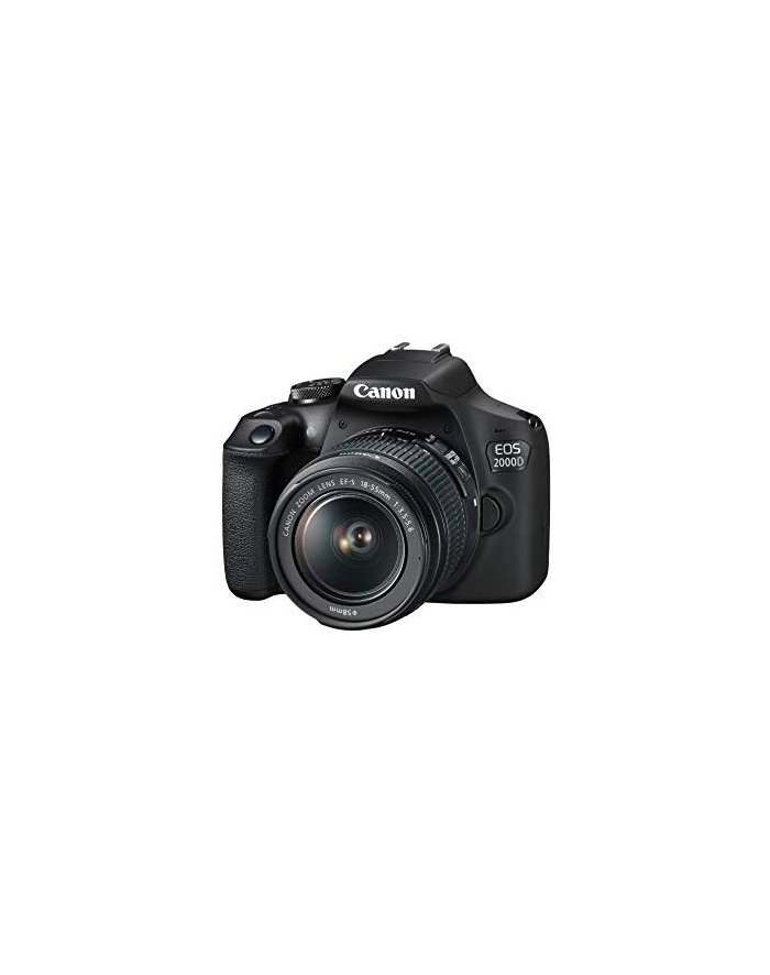 Canon EOS 2000D 18-55 III EU26 SLR Camera Kit, Megapixel 24.1 MP, ISO 12800, Display diagonal 3.0 '', Wi-Fi, Video recording, APS-C, Black główny