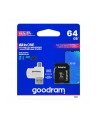 goodram Karta microSDHC 64GB CL10 + adapter + czytnik - nr 10