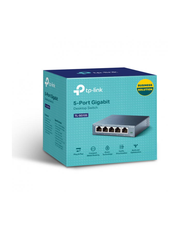 TP-LINK Technologies TP-Link (TL-SG105) 5-Port Desktop Switch główny