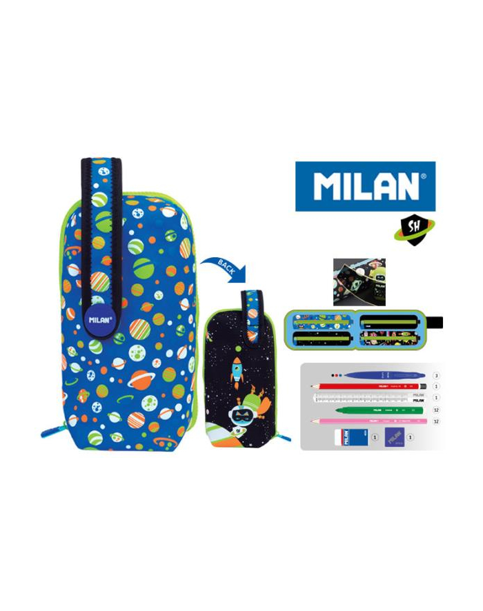 Multipiórnik z 4 piórnikami Super Heroes planety 08872SSBB MILAN główny