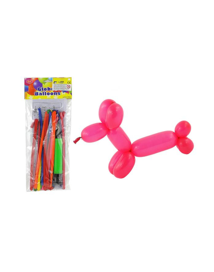 Balony długie z pompką 20szt 457980 ADAR główny