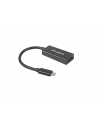lanberg Adapter USB CM - Displayport F 15cm czarny - nr 11