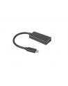 lanberg Adapter USB CM - HDMI F 15cm czarny - nr 4