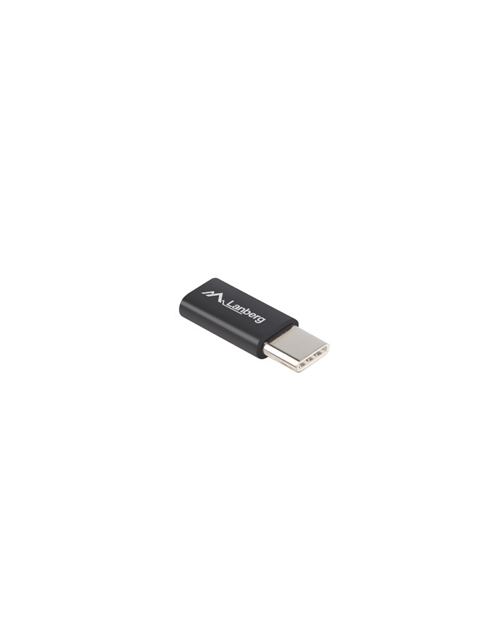 lanberg Adapter USB CM - micro USB BF 2.0 czarny główny