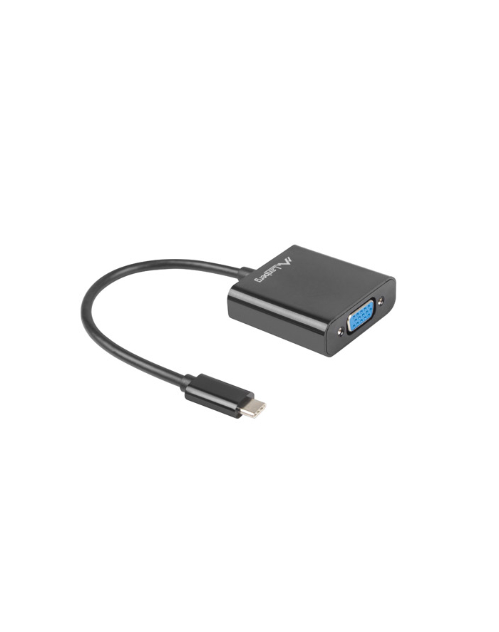 lanberg Adapter USB CM - VGA F 15cm czarny główny