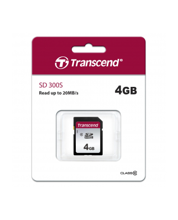 transcend Karta pamięci SDXC/SDHC 4GB 300S