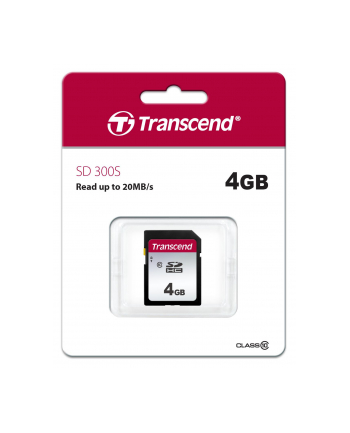 transcend Karta pamięci SDXC/SDHC 4GB 300S