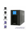 qoltec Zasilacz awaryjny UPS, on-line, czysta fala sinusoidalna, 1KVA, 800W, LCD, USB - nr 17