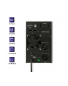 qoltec Zasilacz awaryjny UPS, on-line, czysta fala sinusoidalna, 1KVA, 800W, LCD, USB - nr 19