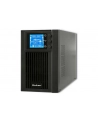 qoltec Zasilacz awaryjny UPS, on-line, czysta fala sinusoidalna, 1KVA, 800W, LCD, USB - nr 21