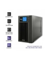 qoltec Zasilacz awaryjny UPS, on-line, czysta fala sinusoidalna, 3KVA, 2.4W, LCD, USB - nr 20