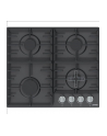 Gorenje Gas hob G641MB, Gas control, Natural gas G20 / 20, Cast iron grilles, Automatic electric ignition, XtraSurface, black - nr 1