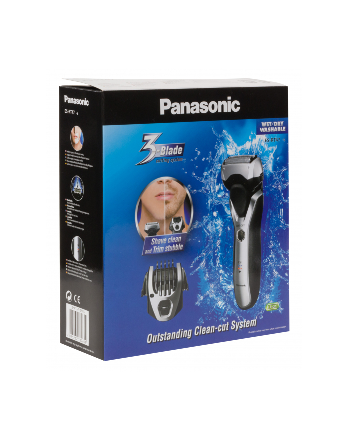 Panasonic ES-RT47-S503 Shaver, operating time 50min., silver/black główny