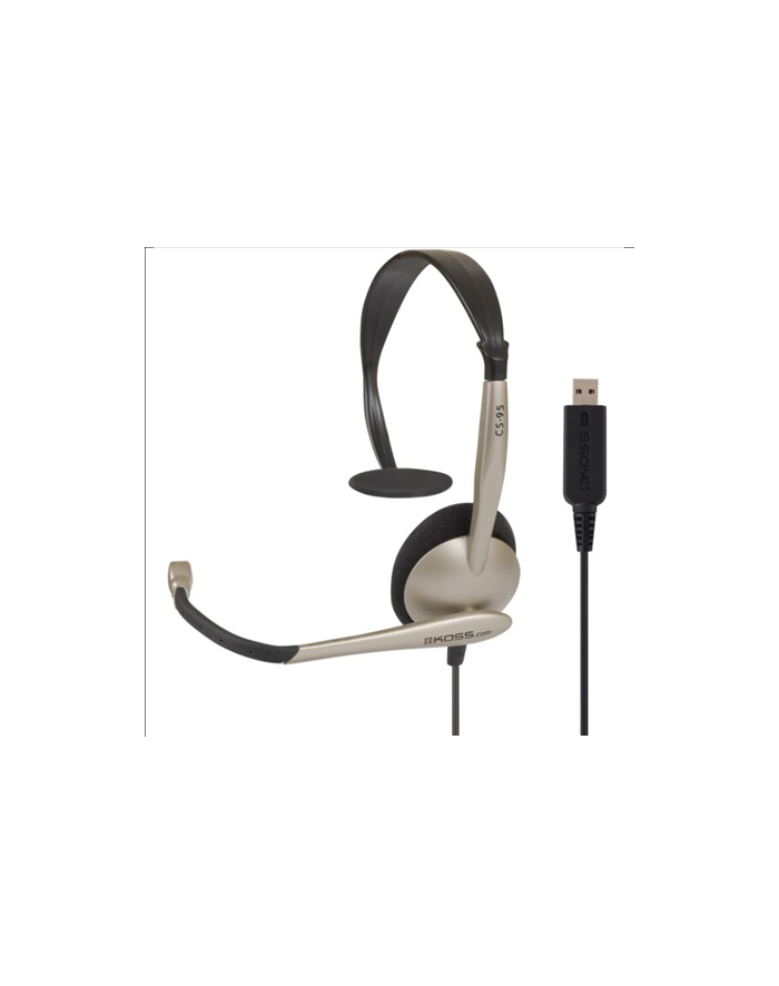Koss CS95 USB - Single-sided Electret noise-cancelling Mic Gold/Black główny