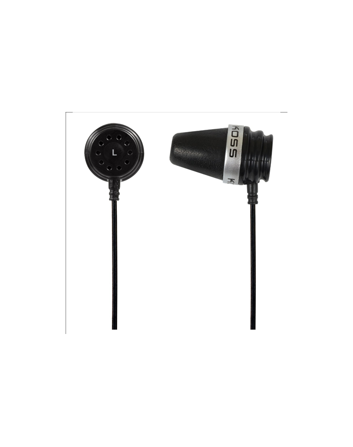 Koss Spark Plug Headphones (Black) główny