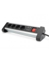 digitus Listwa zasilająca biurowa 45 stopni  4 gniazdowa, 2x USB (5V/2A) z możliwością obrotu o 290 stopni  aluminiowa HQ - nr 30