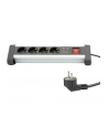 digitus Listwa zasilająca biurowa 45 stopni  4 gniazdowa, 2x USB (5V/2A) z możliwością obrotu o 290 stopni  aluminiowa HQ - nr 37